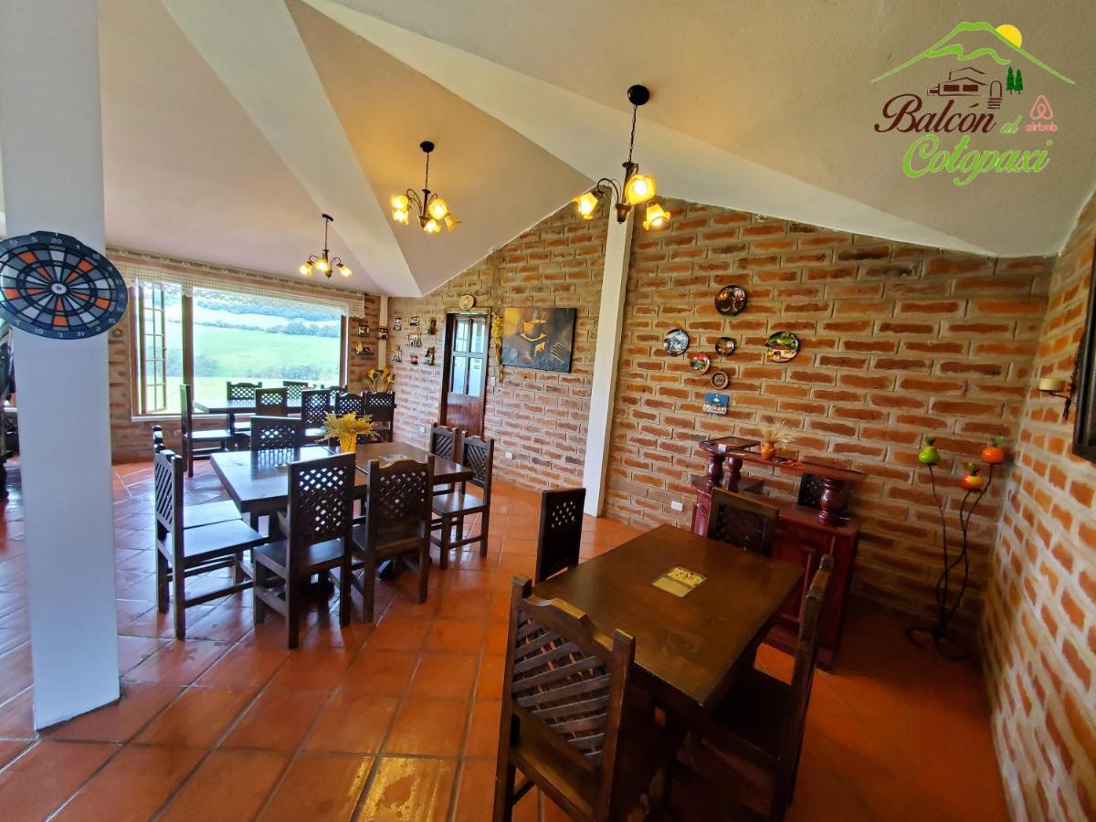 Balcon Al Cotopaxi Hosteria Sangolqui Bagian luar foto