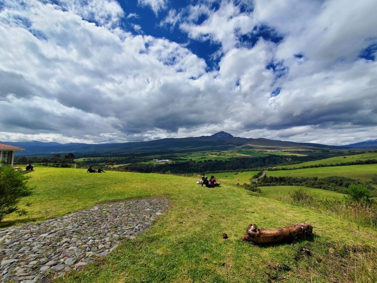 Balcon Al Cotopaxi Hosteria Sangolqui Bagian luar foto
