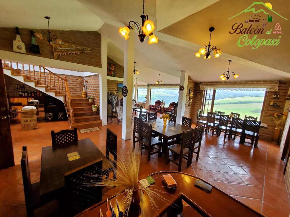 Balcon Al Cotopaxi Hosteria Sangolqui Bagian luar foto