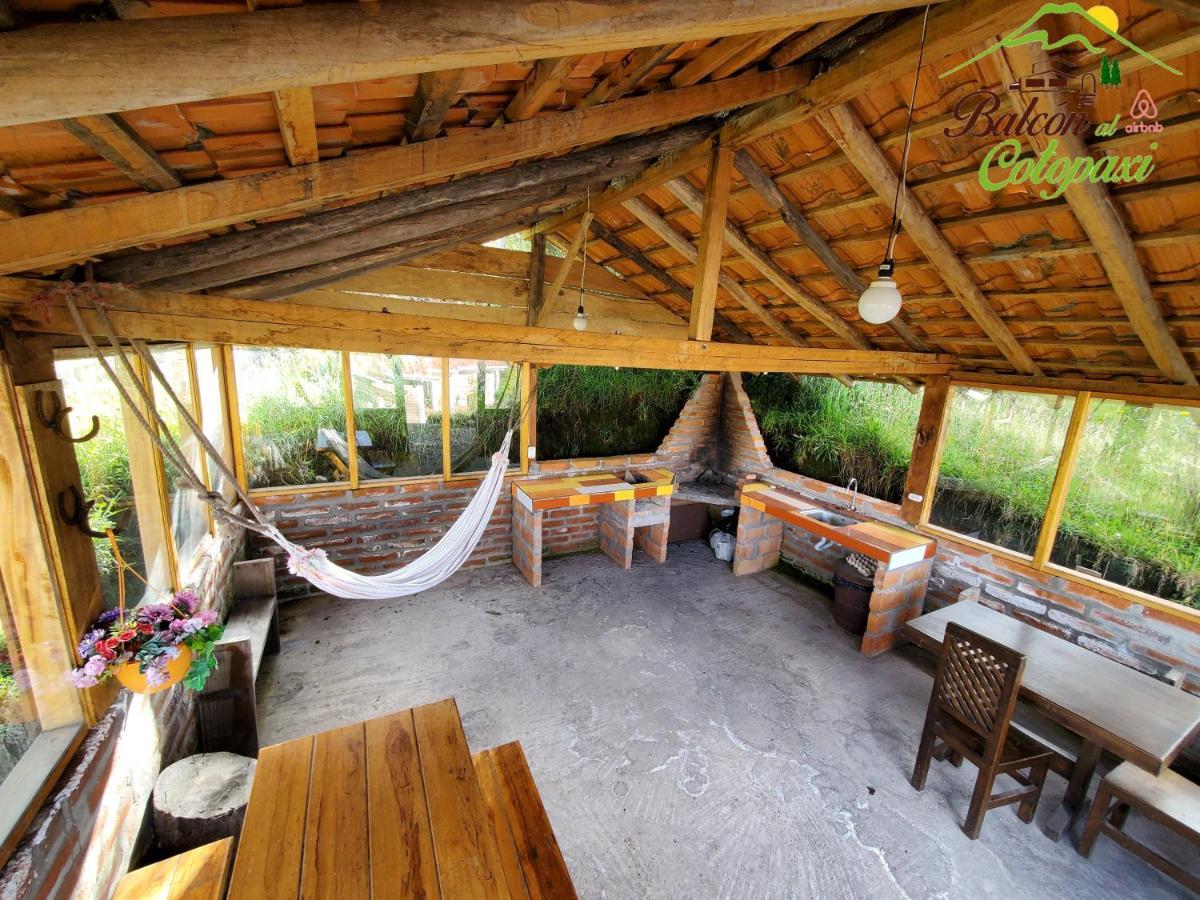 Balcon Al Cotopaxi Hosteria Sangolqui Bagian luar foto
