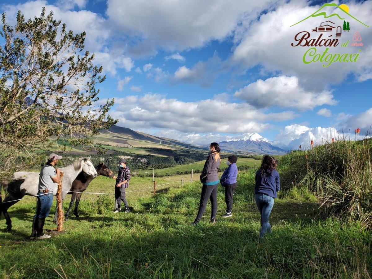 Balcon Al Cotopaxi Hosteria Sangolqui Bagian luar foto