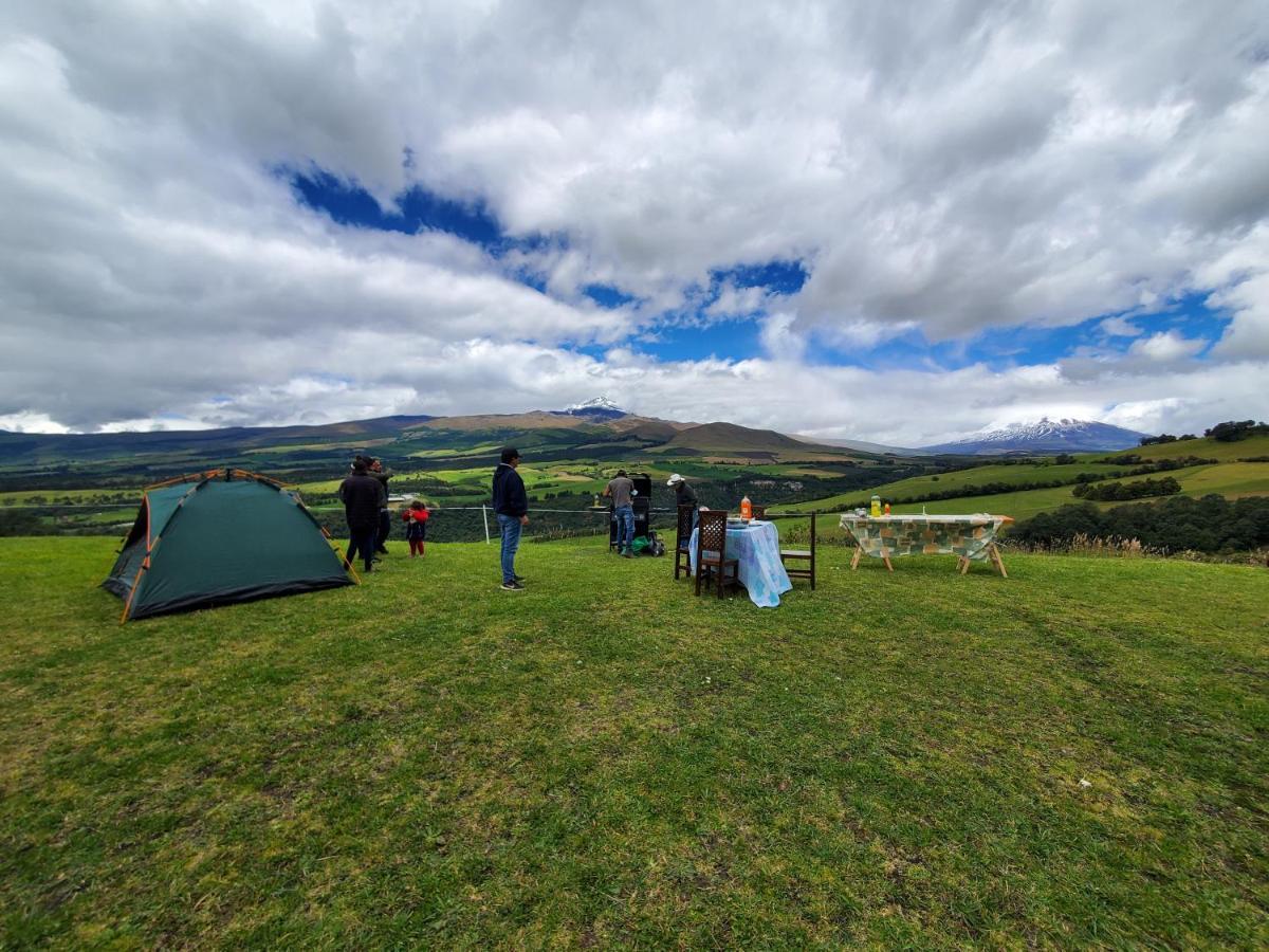 Balcon Al Cotopaxi Hosteria Sangolqui Bagian luar foto