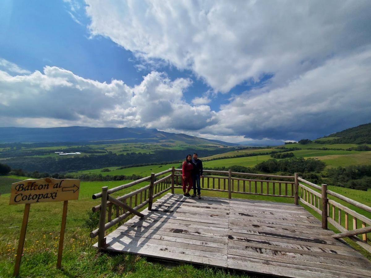 Balcon Al Cotopaxi Hosteria Sangolqui Bagian luar foto
