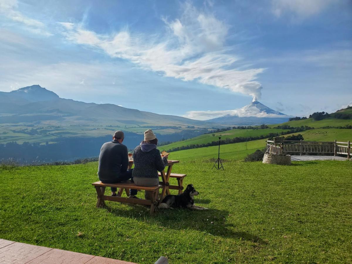 Balcon Al Cotopaxi Hosteria Sangolqui Bagian luar foto
