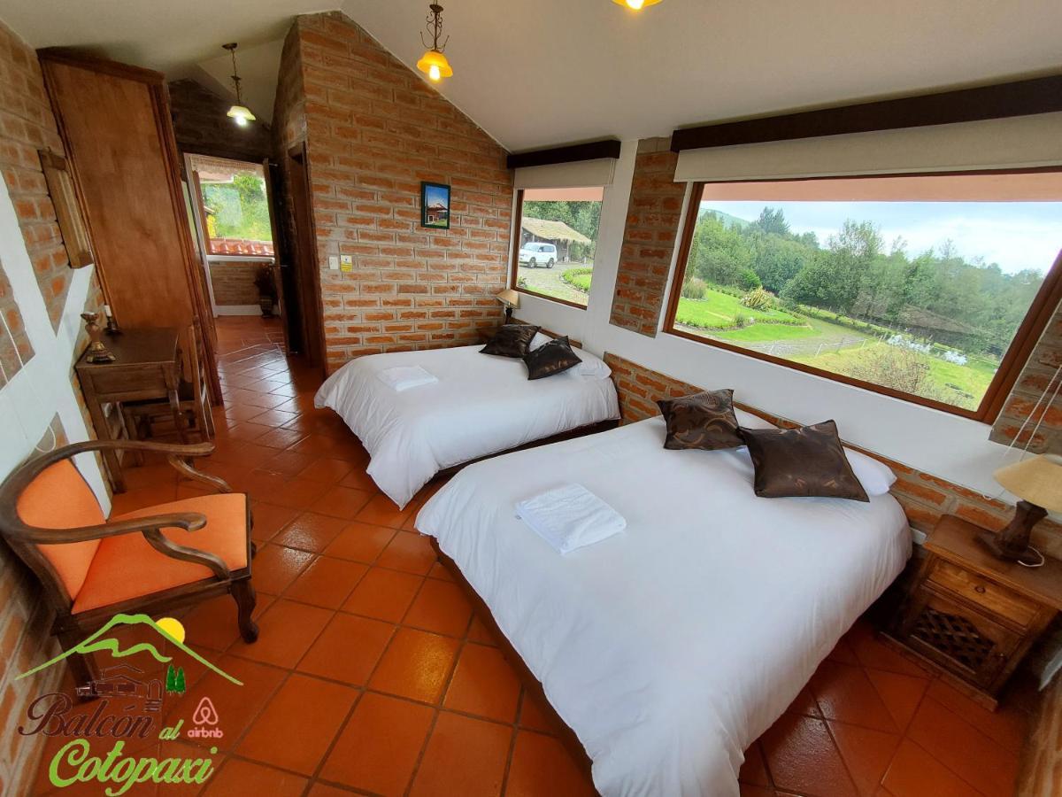 Balcon Al Cotopaxi Hosteria Sangolqui Bagian luar foto