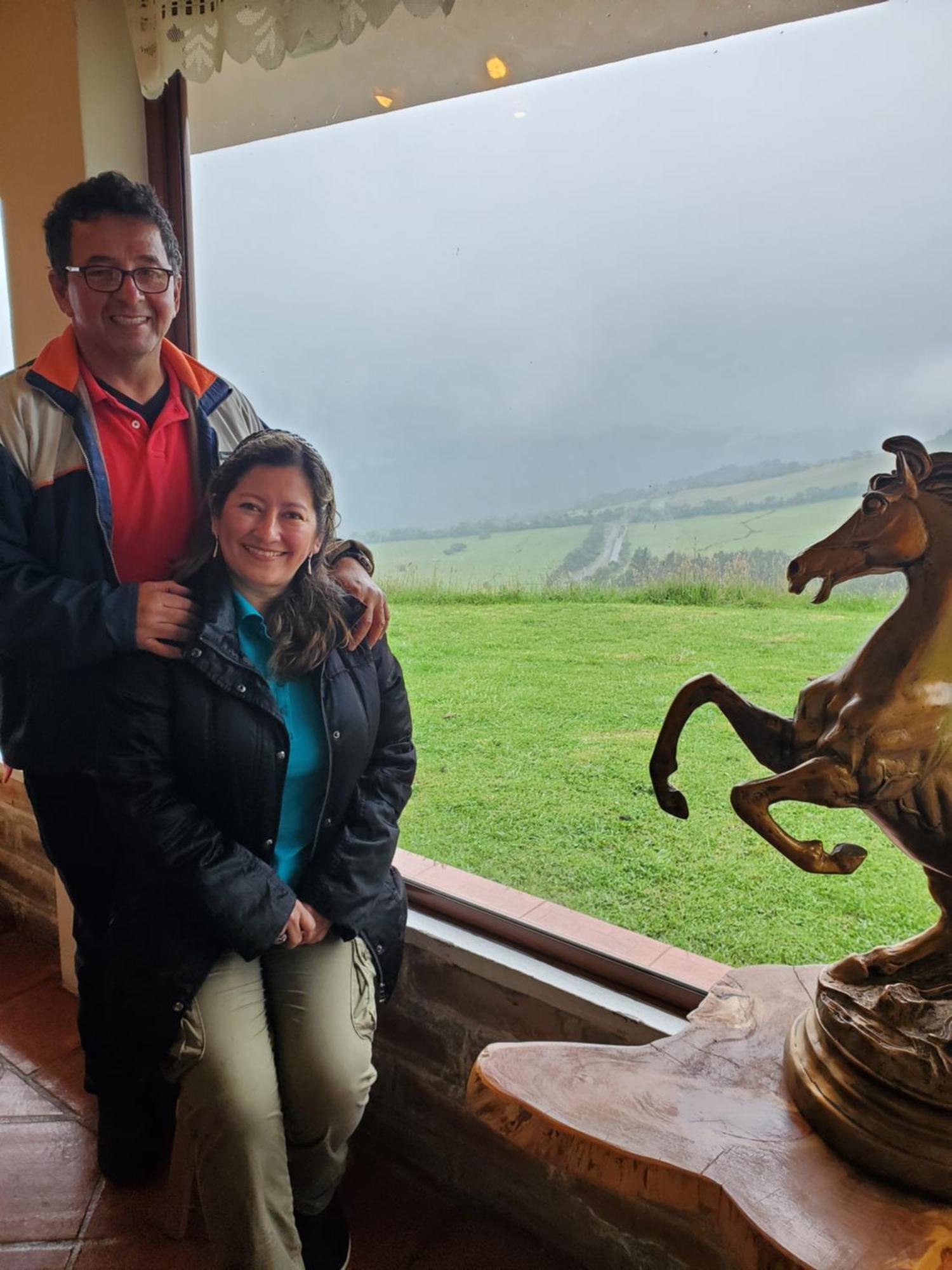 Balcon Al Cotopaxi Hosteria Sangolqui Bagian luar foto